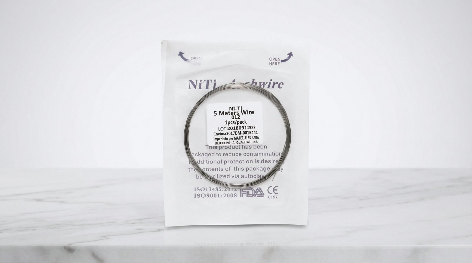 Alambre Nitinol Paquete