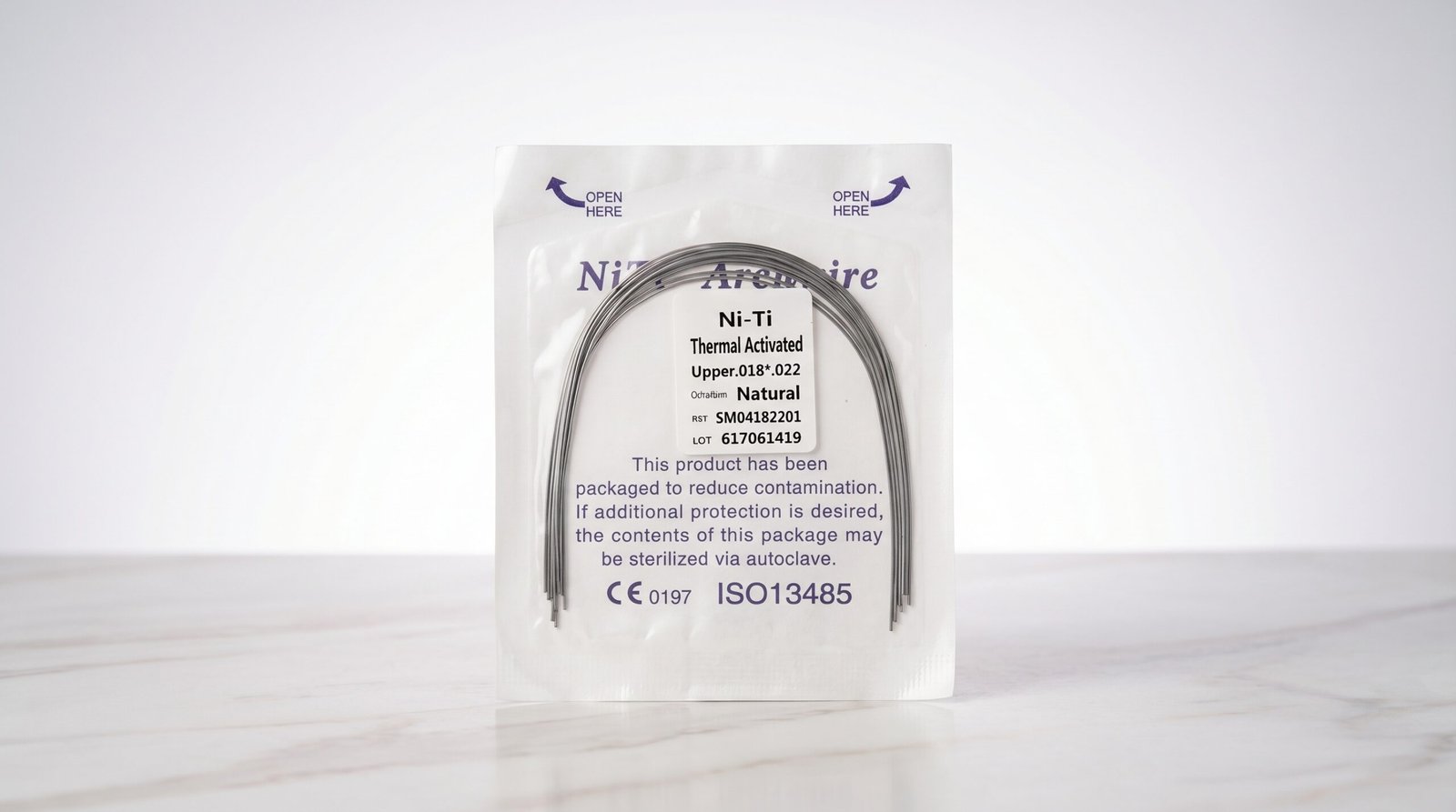 Arco De Nitinol Termoactivado Rectangular