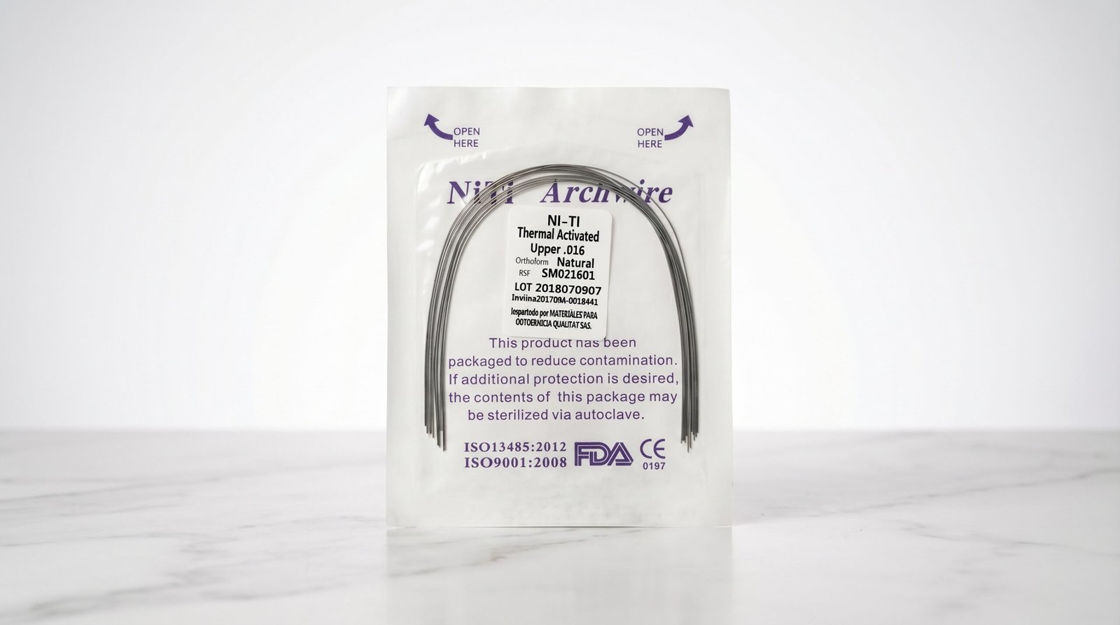 Arco De Nitinol Termoactivado Redondo