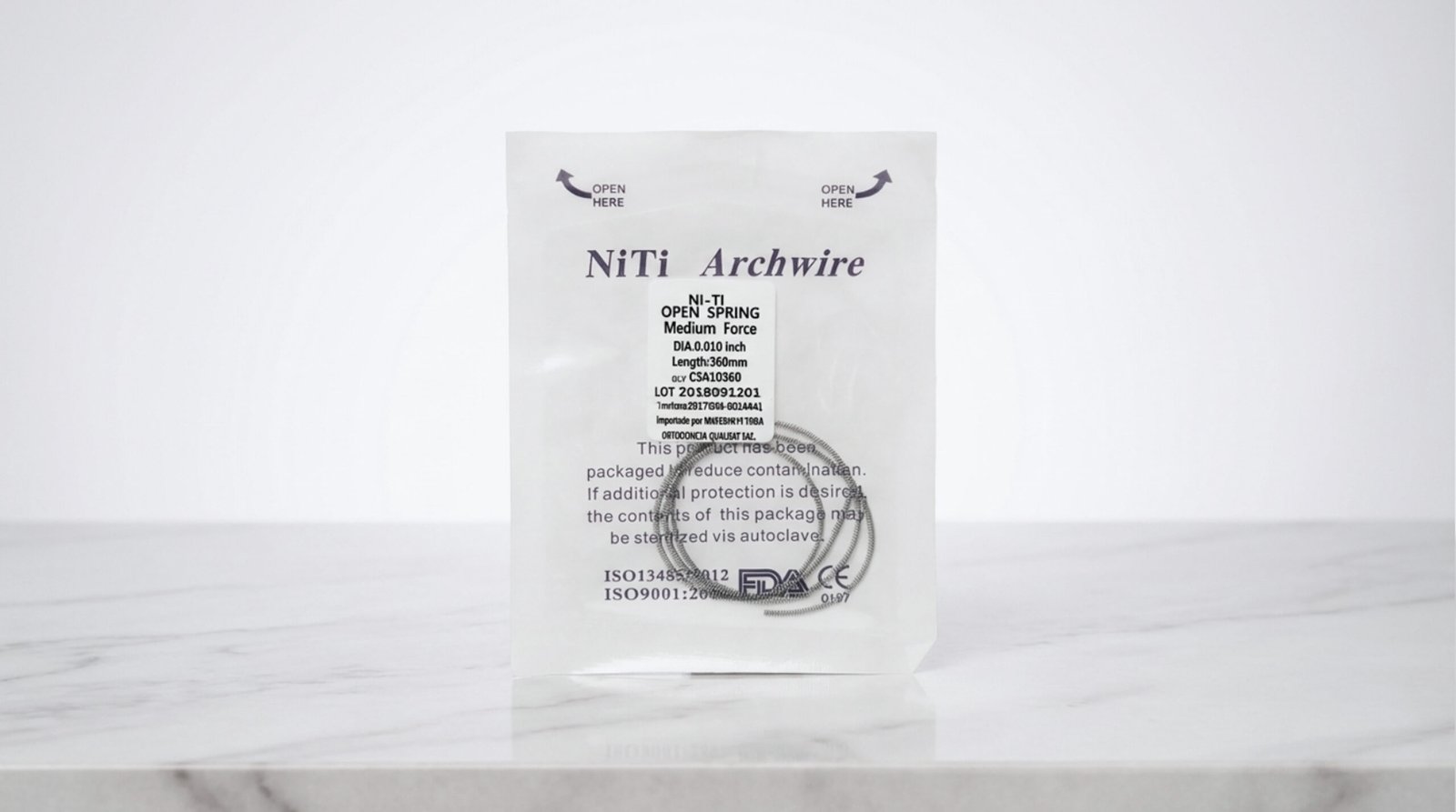 Resorte De Nitinol Abierto